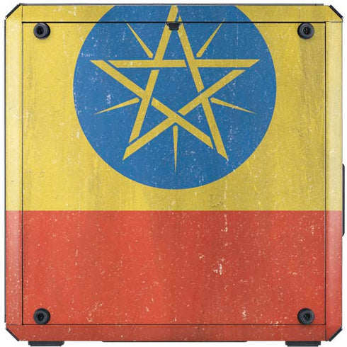 Ethiopia Flag Distressed Cooler Master MasterBox Q300L Mini Tower Skin